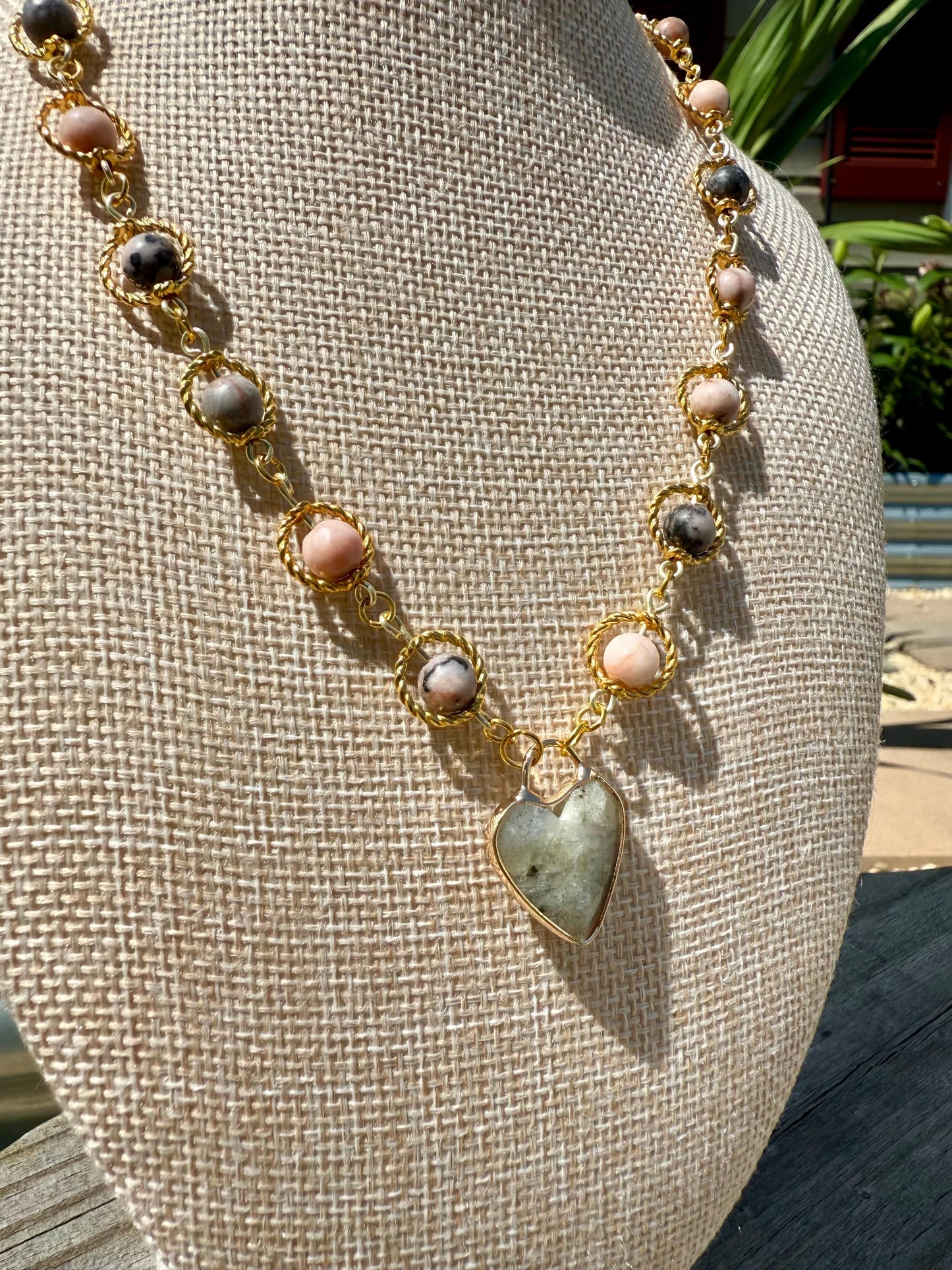Heart Pendant Jewelry Set