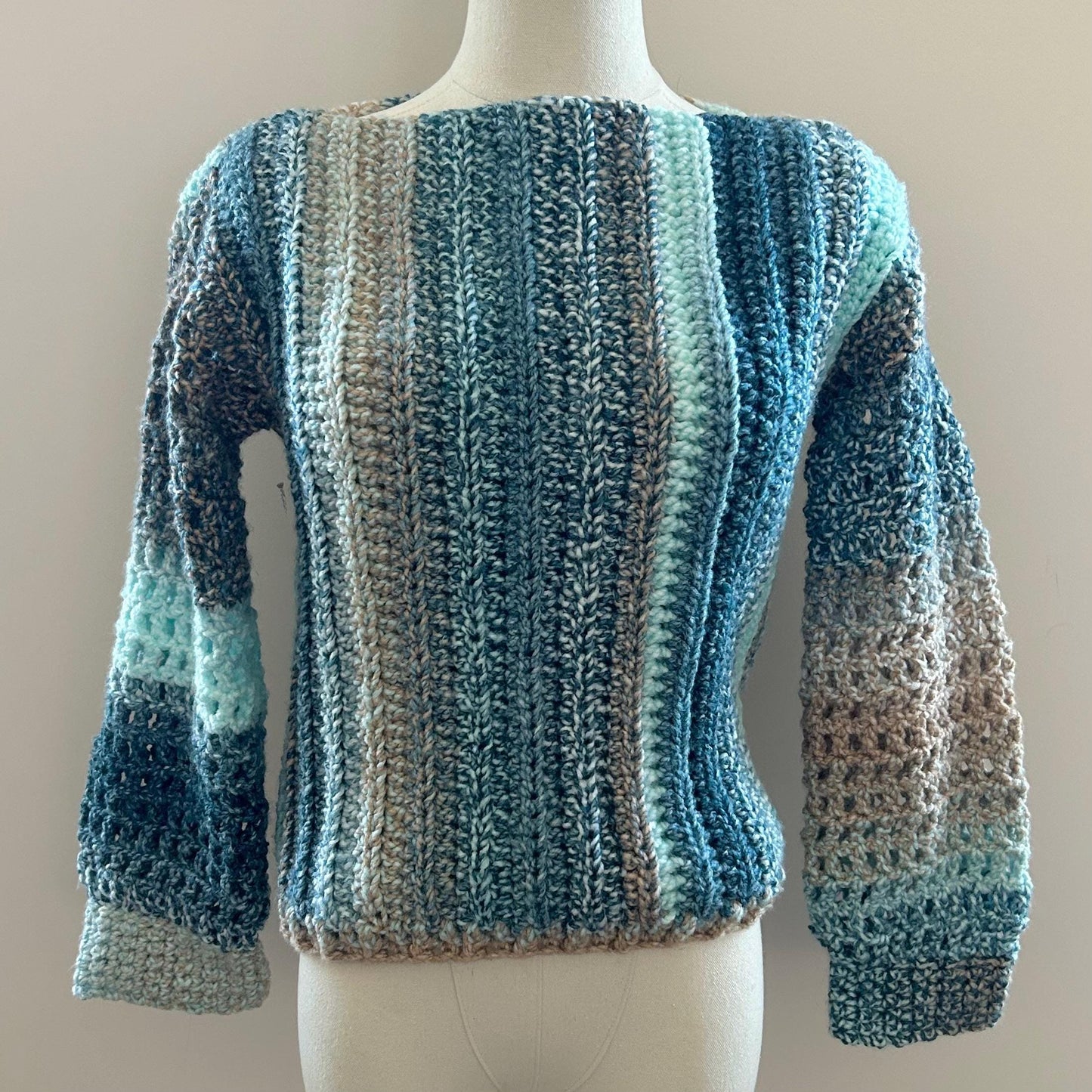 Aqua Blue Sweater