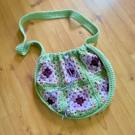 Granny Square Hobo Purse