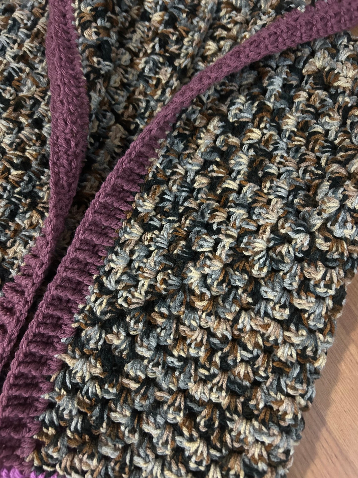 Girls Camo Cardigan