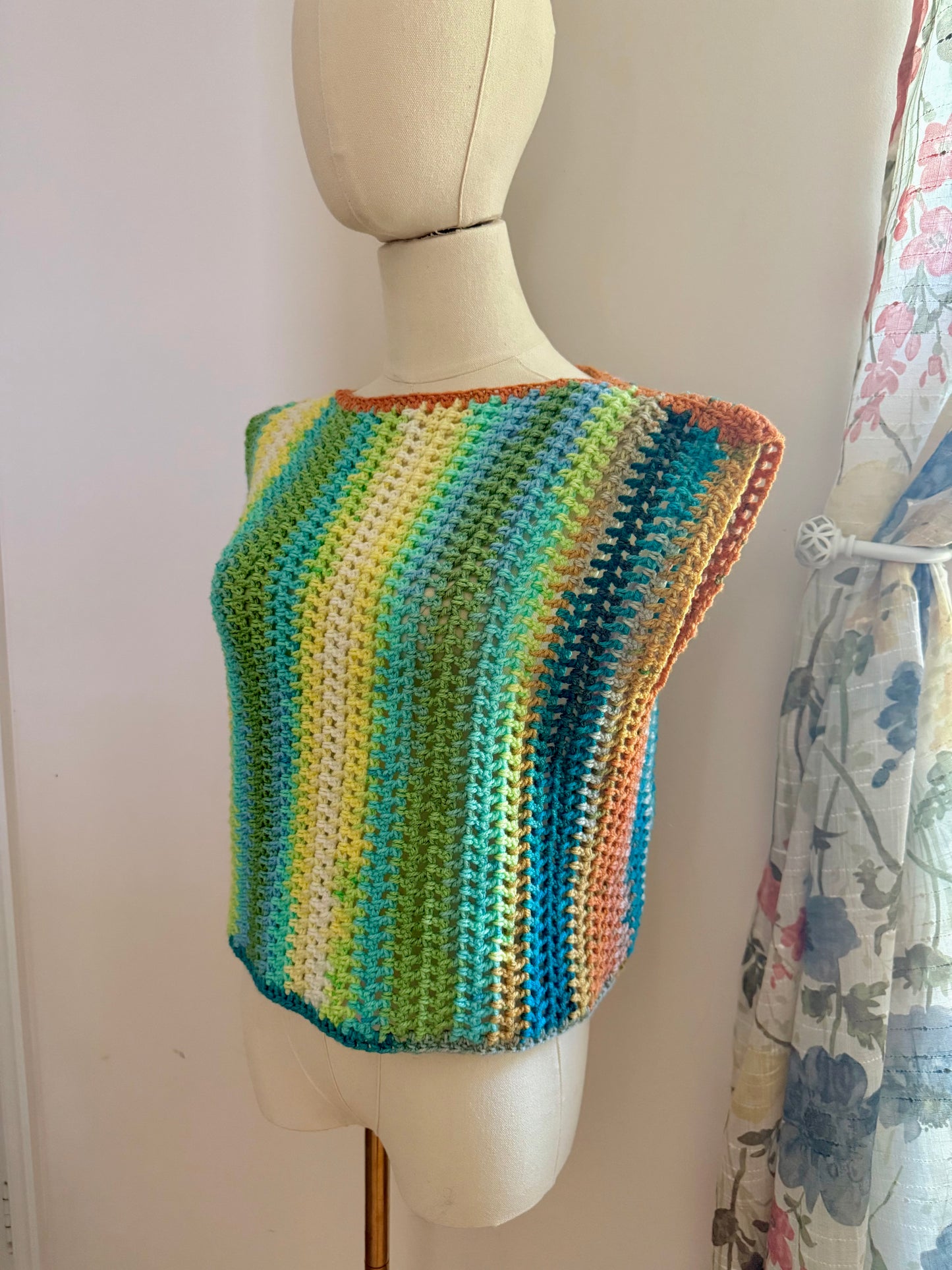Striped Color Fusion Top