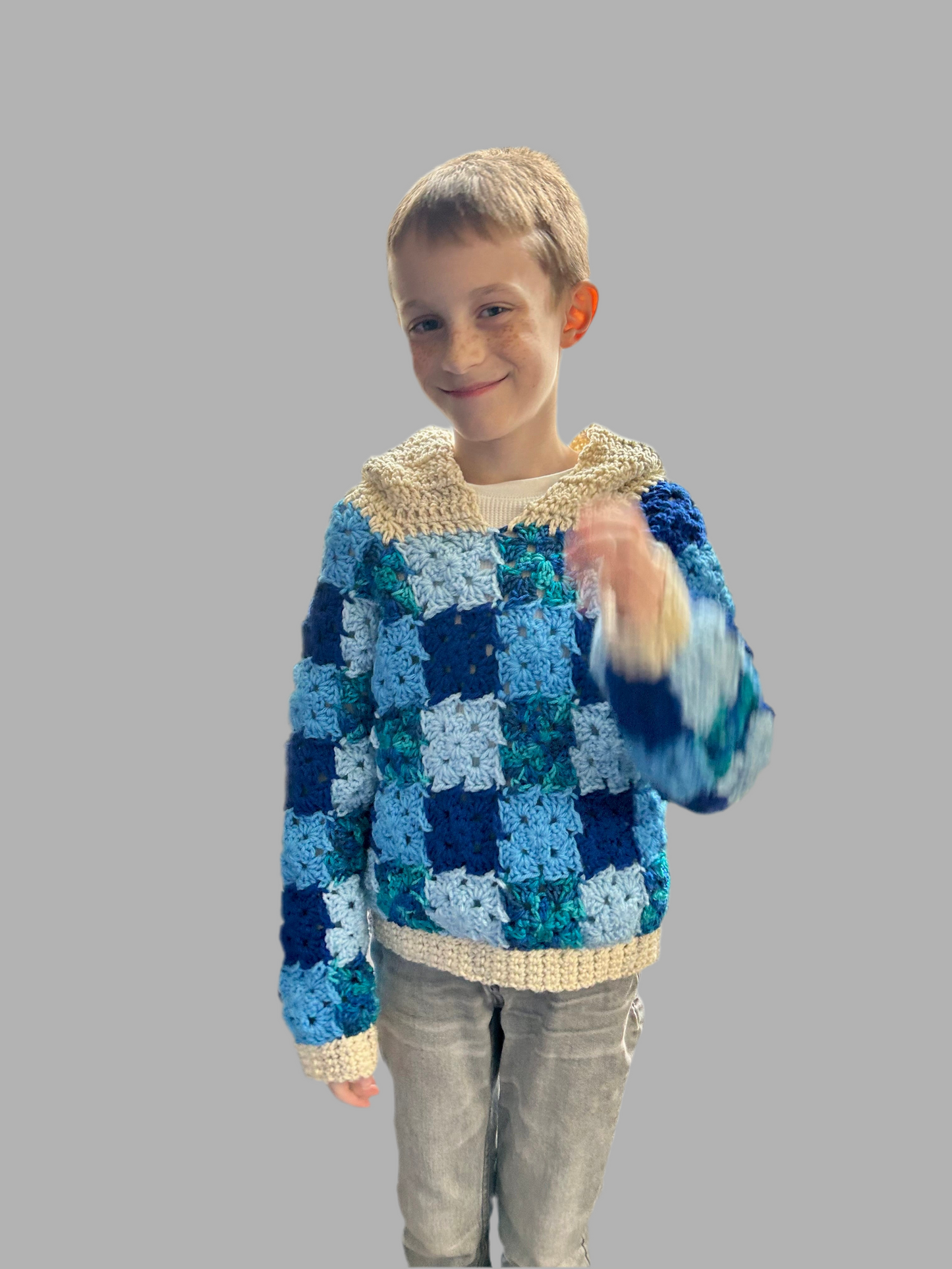 Boys Yamaha Blue Sweatshirt