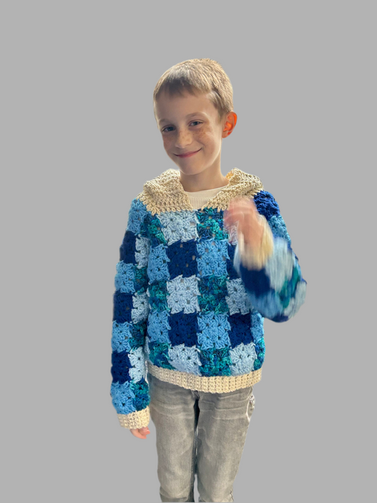 Boys Yamaha Blue Sweatshirt