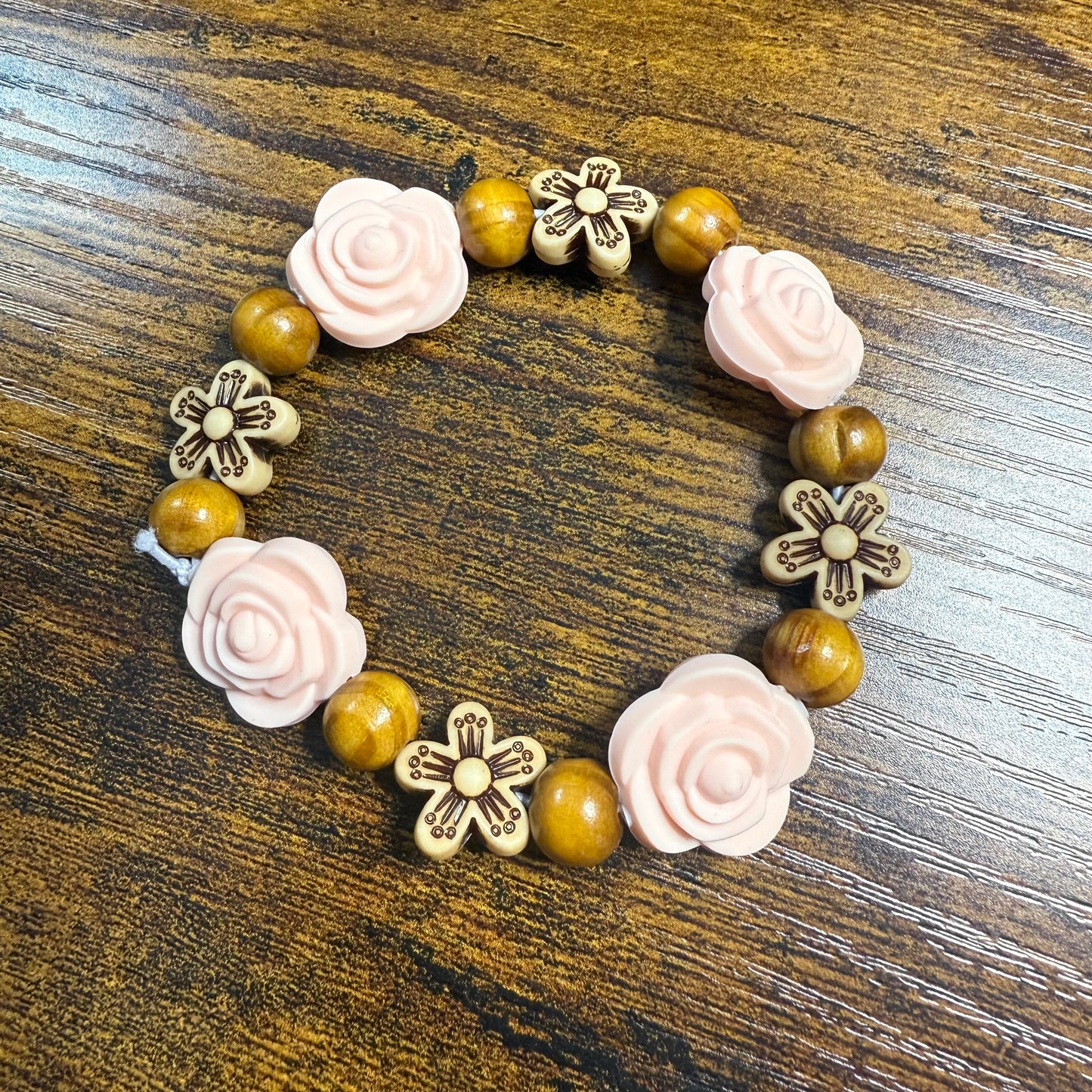 Silicon Flower Stretch Bracelets