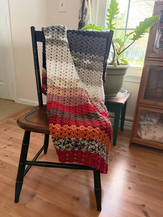 V Stitch Baby Blanket