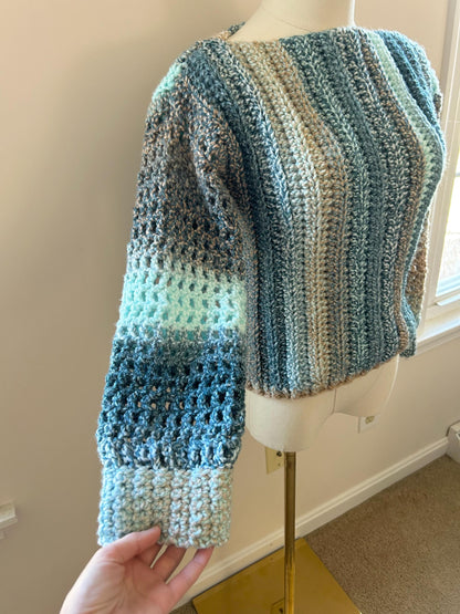 Aqua Blue Sweater