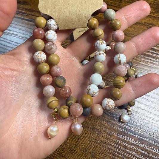 Pearl Charmed Friendship Bracelets