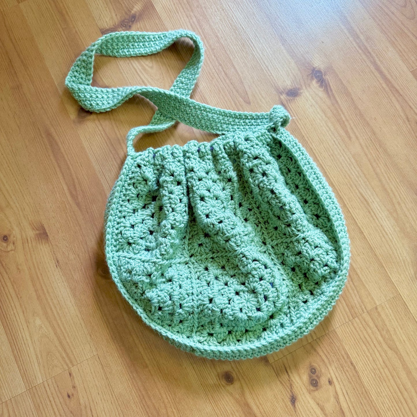 Granny Square Hobo Purse