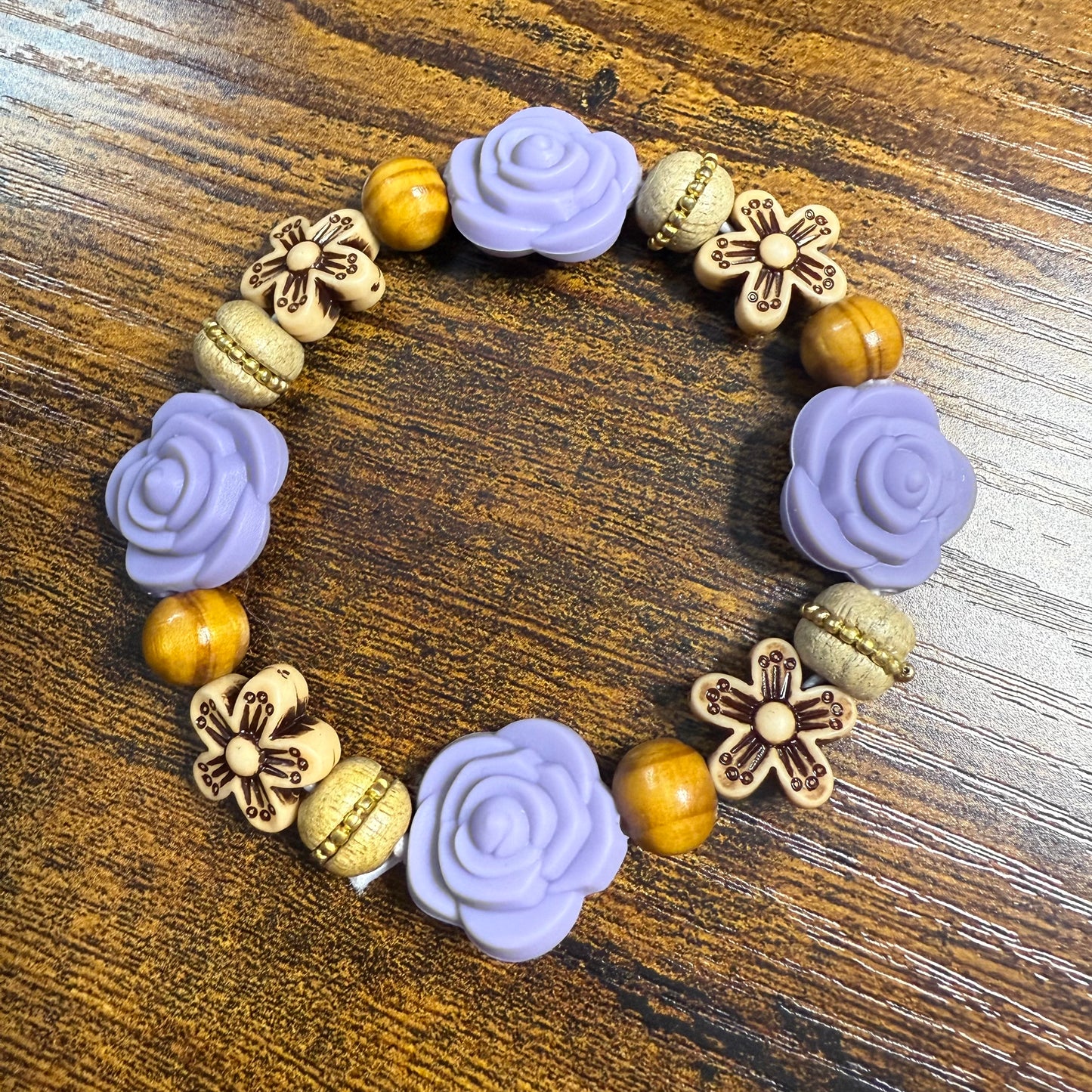 Silicon Flower Stretch Bracelets