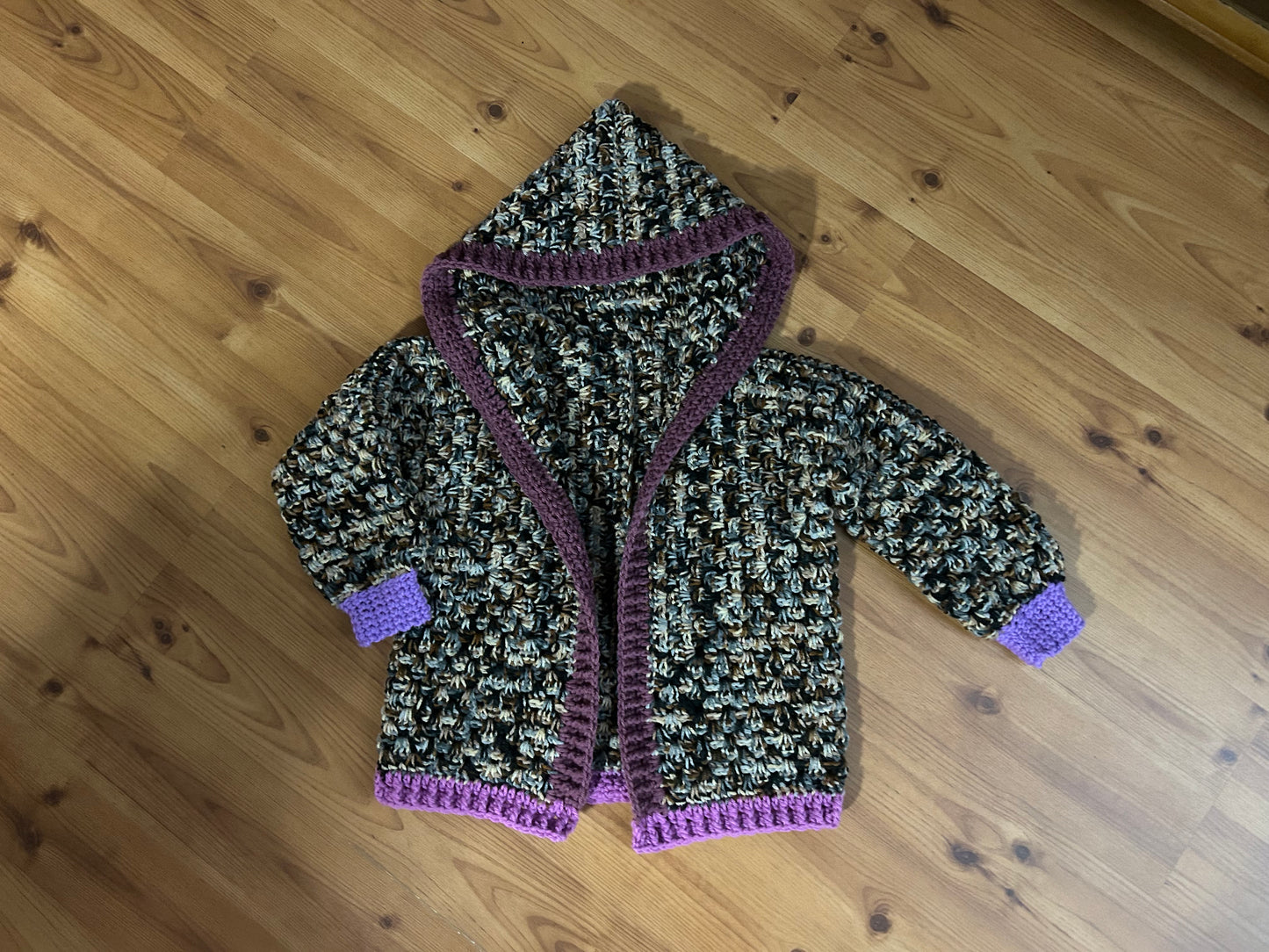 Girls Camo Cardigan