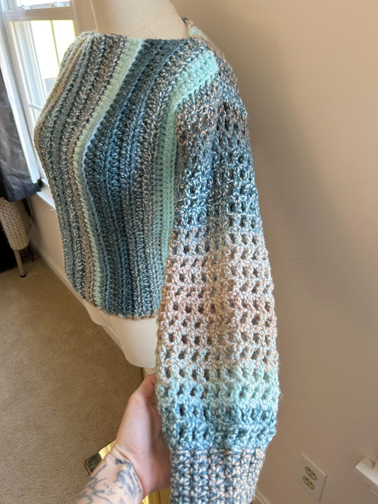 Aqua Blue Sweater