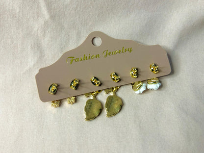 Spring Floral Dangle Earring Sets