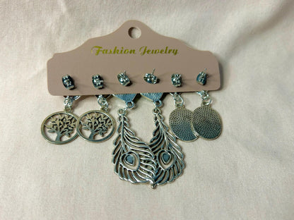 Turquoise Nature Earrings Set