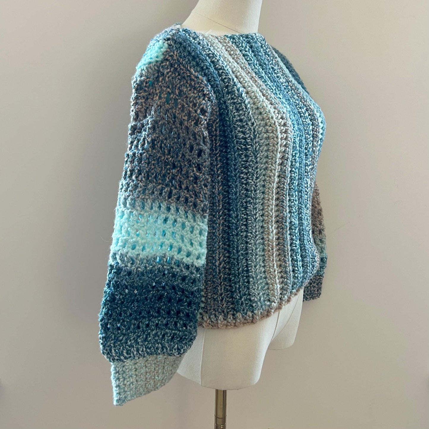 Aqua Blue Woman's Sweater
