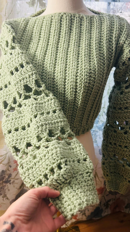 Hidden Flower Reversable Woman's Sweater
