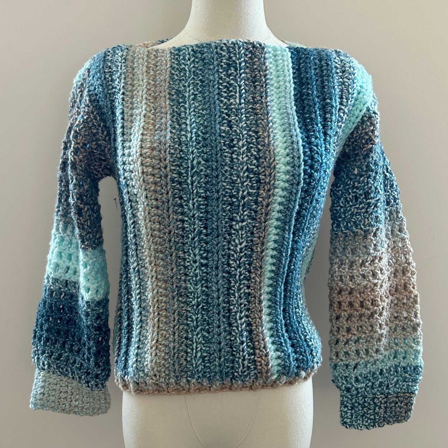Aqua Blue Woman's Sweater