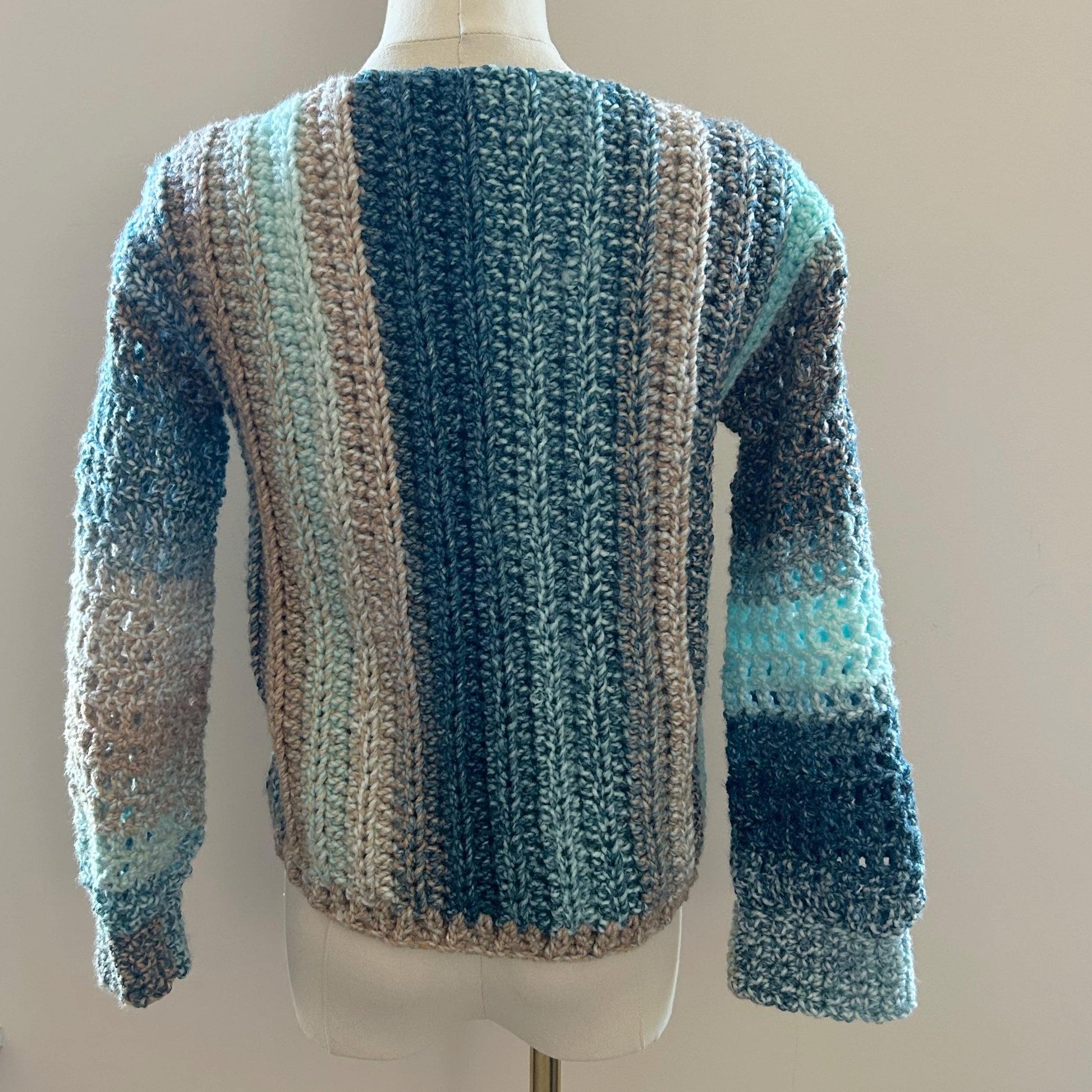 Aqua Blue Woman's Sweater