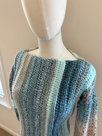 Aqua Blue Woman's Sweater