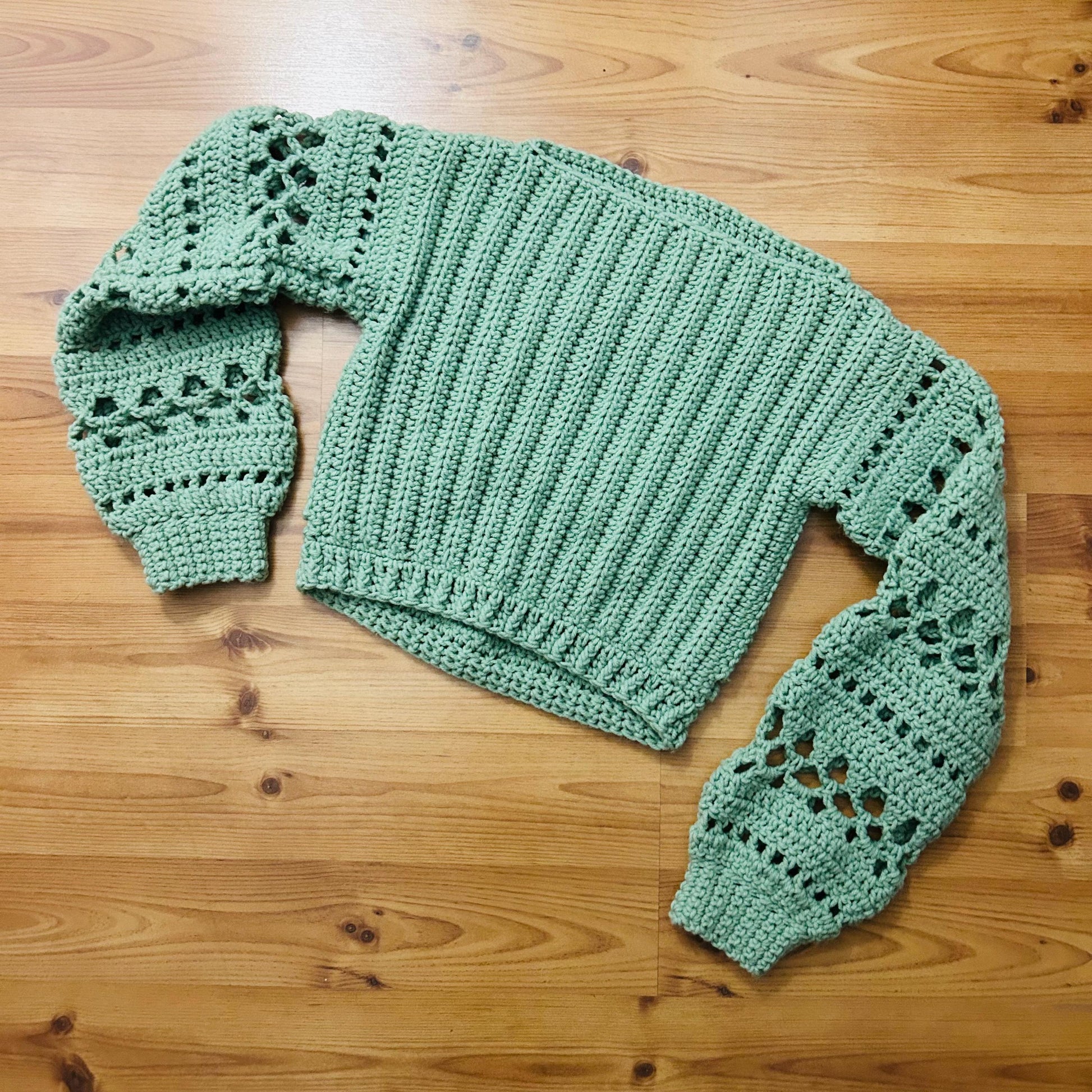 Hidden Flower Reversable Woman's Sweater