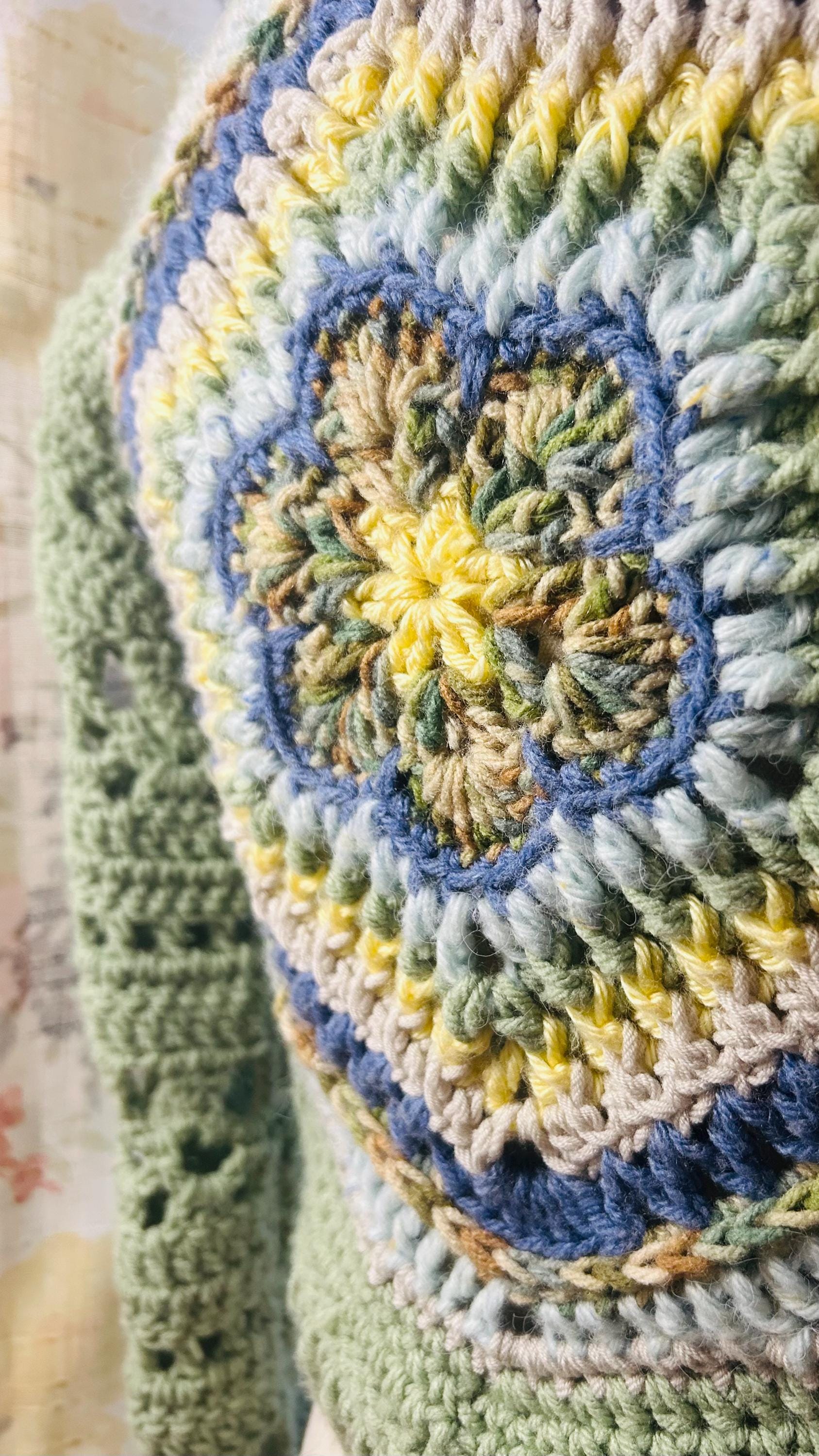Hidden Flower Reversable Woman's Sweater