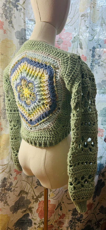 Hidden Flower Reversable Woman's Sweater