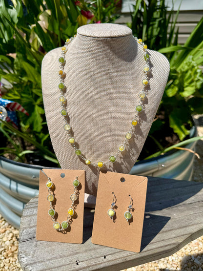 Silver Ethereal Jewelry Set