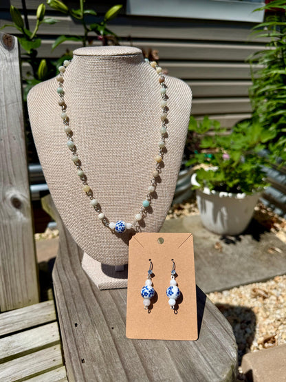 Porcelain Jewelry Set