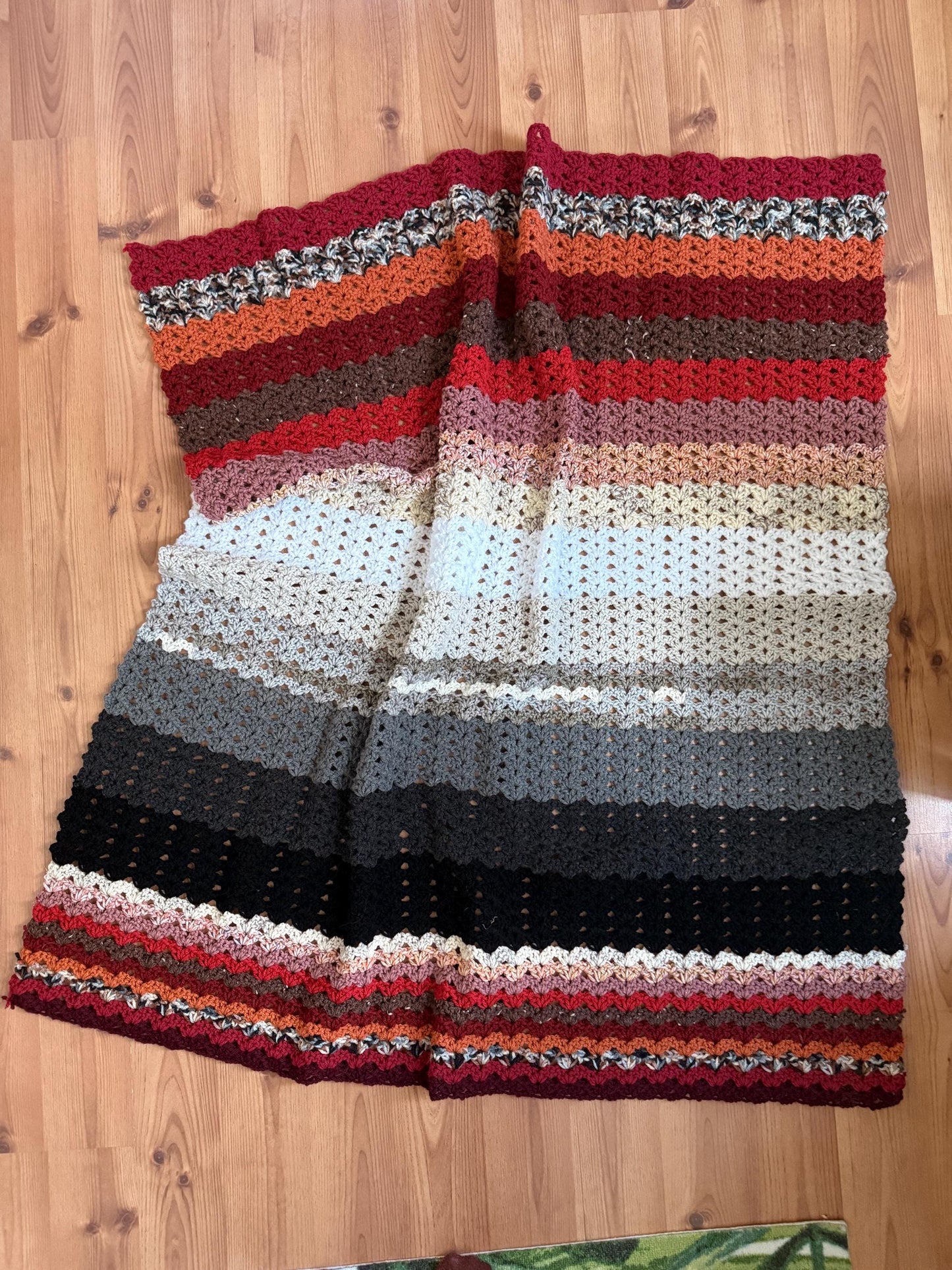 V Stitch Baby Blanket