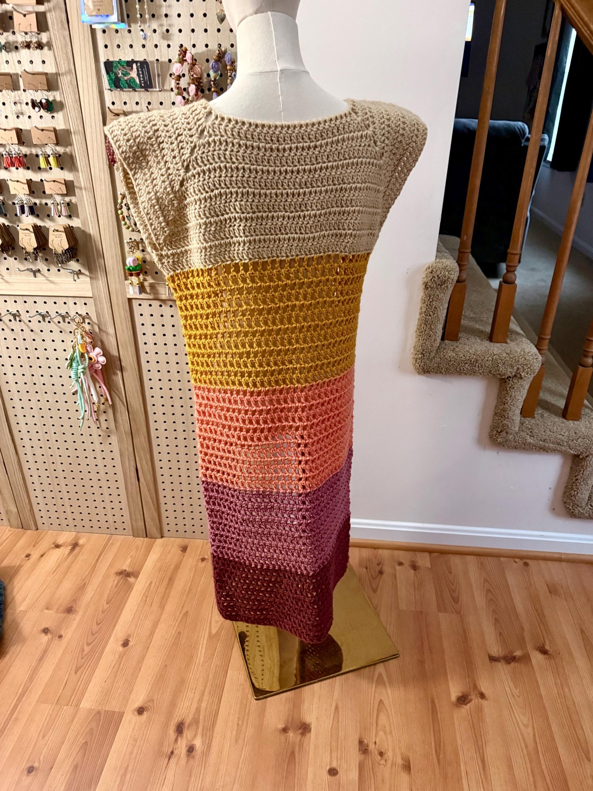 Color Block Woman's Coverup