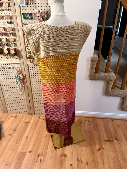 Color Block Woman's Coverup