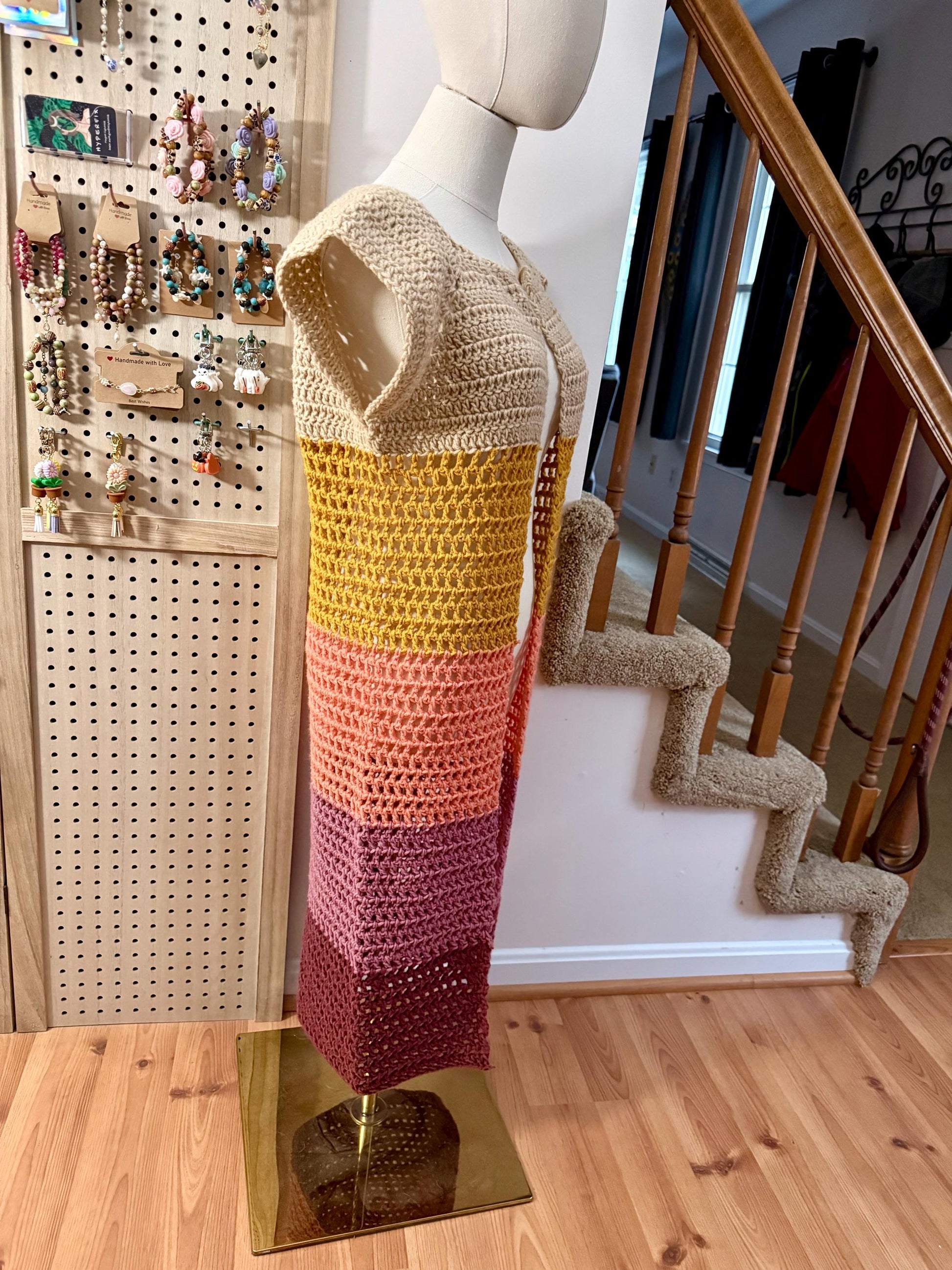 Color Block Woman's Coverup