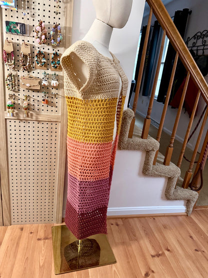 Color Block Woman's Coverup
