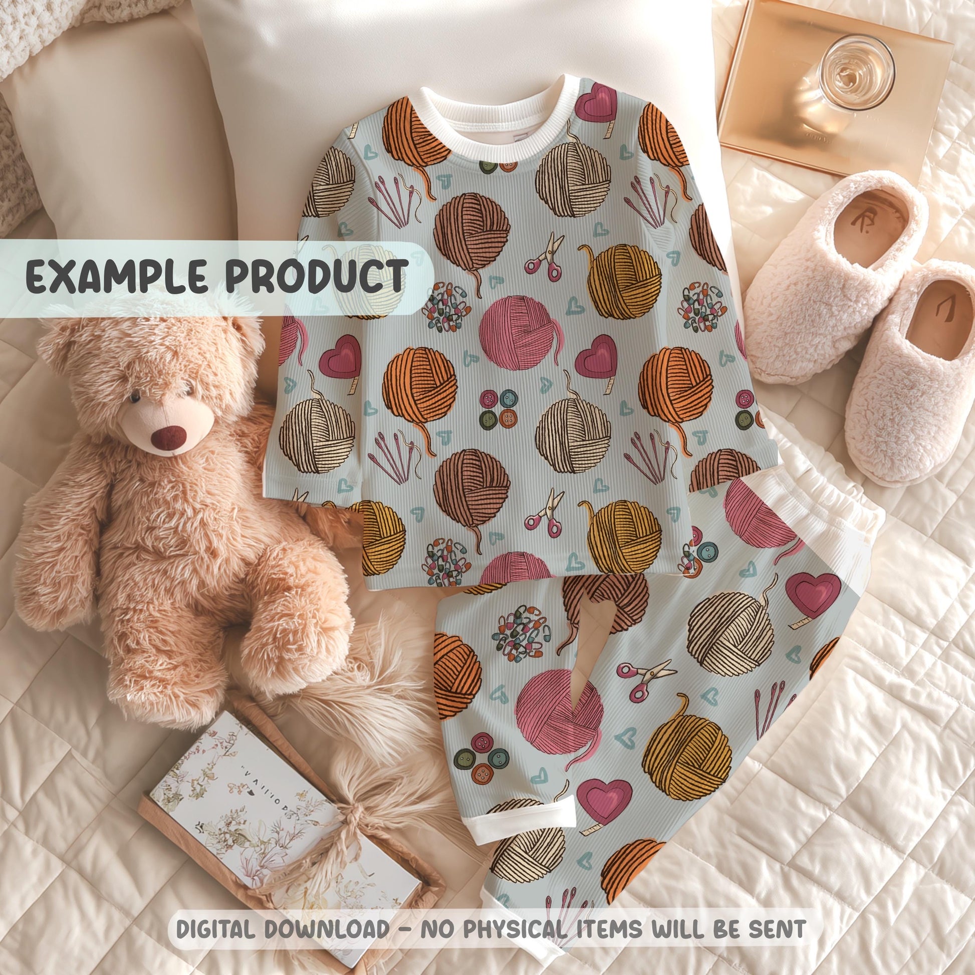 Yarnspiration Seamless Pattern PNG File