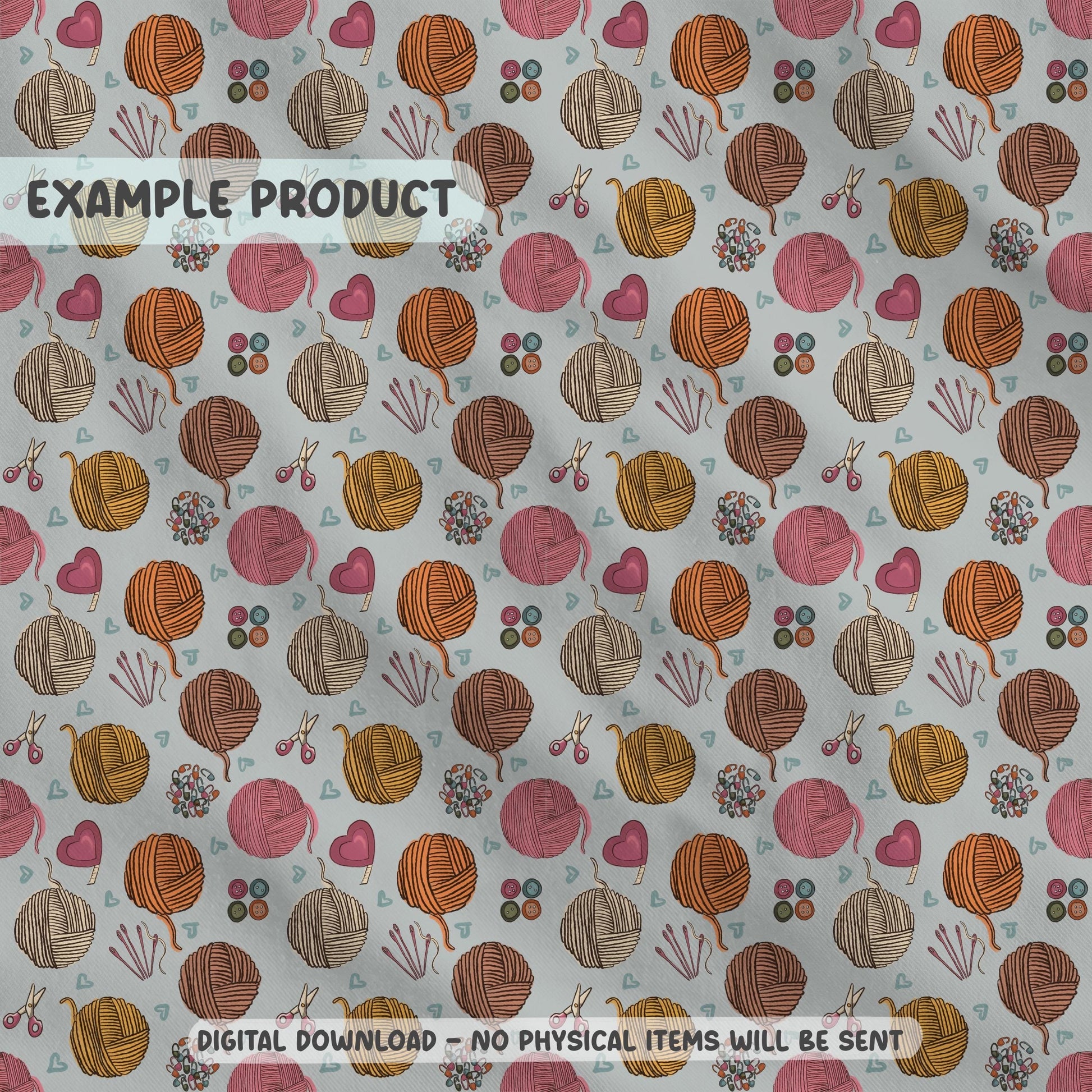 Yarnspiration Seamless Pattern PNG File